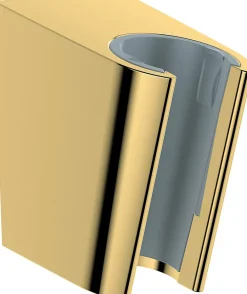 Pommeau De Douche, Flexible Et Barre De Douche|Hansgrohe Support mural Porter S Aspect doré poli