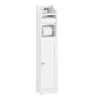 Sobuy Support Papier Toilette Armoir Toilettes FRG177-W,