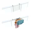 Foxydry Support pliable balcon blanc rabattable 62x63x8 cm Duo