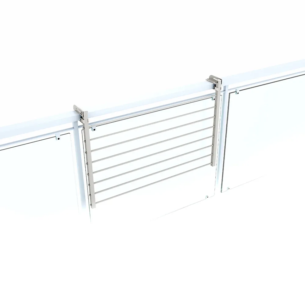 Foxydry Support pliable balcon blanc rabattable 62x63x8 cm Duo