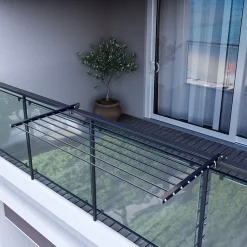 Foxydry Support pliable pour balcon extérieur 62x63x8 cm Duo