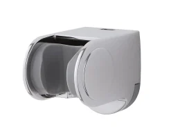 Support universel de douchette chrome fixation murale