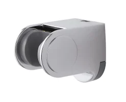 Support universel de douchette chrome fixation murale