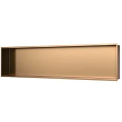 Swiss Aqua Technologies Aurum Niche de Douche à encastrer, Acier Inoxydable 304, 120x28x10cm, Cuivre brossé PVD (SATAURN12128BRG)