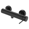 Robinet De Douche|Swiss Aqua Technologies Aurum mitigeur de douche mural 150 mm à levier sans set de douche, noir mat (SATBAUR268C)