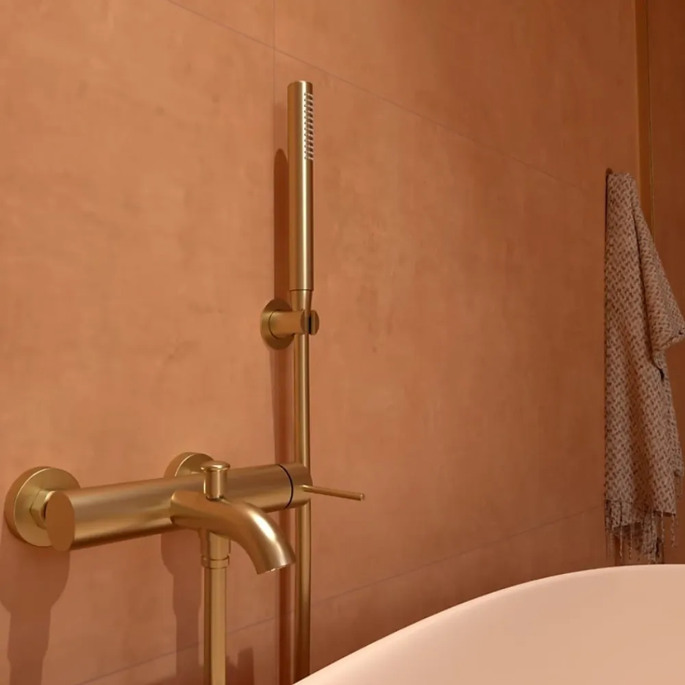 Swiss Aqua Technologies Aurum mitigeur bain/douche 150 mm à levier, or brossé (SATBAUR222BG)