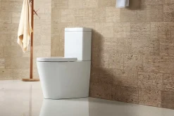 Wc À Poser|Grohe Swiss Aqua Technologies Brevis WC à poser sans bride + abattant softclose (SATBRE031RREXVP)