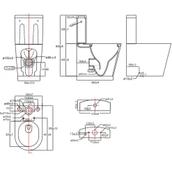 Wc À Poser|Grohe Swiss Aqua Technologies Brevis WC à poser sans bride + abattant softclose (SATBRE031RREXVP)