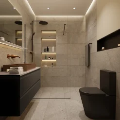 Wc À Poser|Swiss Aqua Technologies Brevis WC à poser sans bride + abattant softclose, noir mat (SATBRE031RREXVPBKM)