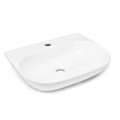 Swiss Aqua Technologies Brevis Lavabo suspendu avec trou pour robinetterie, 50x38,5x12cm (SATBRE5038R)