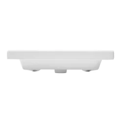 Swiss Aqua Technologies Brevis Lavabo suspendu avec trou pour robinetterie au milieu, 60x45x14cm (SATBRE6045S)