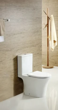 Wc À Poser|Polysan Swiss Aqua Technologies Combi WC à poser sans bride, avec abattant softclose - remplissage par le bas (SATBRE030RREXVP)