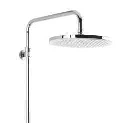 Colonne De Douche Hydromassante|Swiss Aqua Technologies Colonne de douche avec mitigeur thermostatique et tête de douche XXL 255mm, Chrome (SATSSTPBCH)