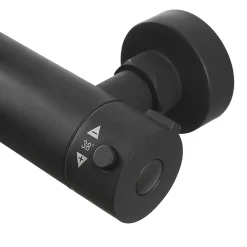 Colonne De Douche Thermostatique|Hansgrohe Swiss Aqua Technologies Colonne de douche XXL 250 avec mitigeur thermostatique, Douchette 3 jets, noir mat (SATSSTKEC)