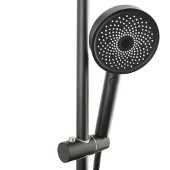 Colonne De Douche Thermostatique|Hansgrohe Swiss Aqua Technologies Colonne de douche XXL 250 avec mitigeur thermostatique, Douchette 3 jets, noir mat (SATSSTKEC)