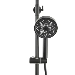 Colonne De Douche Thermostatique|Hansgrohe Swiss Aqua Technologies Colonne de douche XXL 250 avec mitigeur thermostatique, Douchette 3 jets, noir mat (SATSSTKEC)