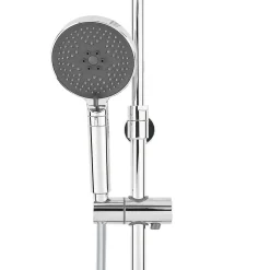 Colonne De Douche Hydromassante|Swiss Aqua Technologies Colonne de douche XXL 240 avec mitigeur thermostatique, Douchette 3 jets, Chrome (SATSSTK)
