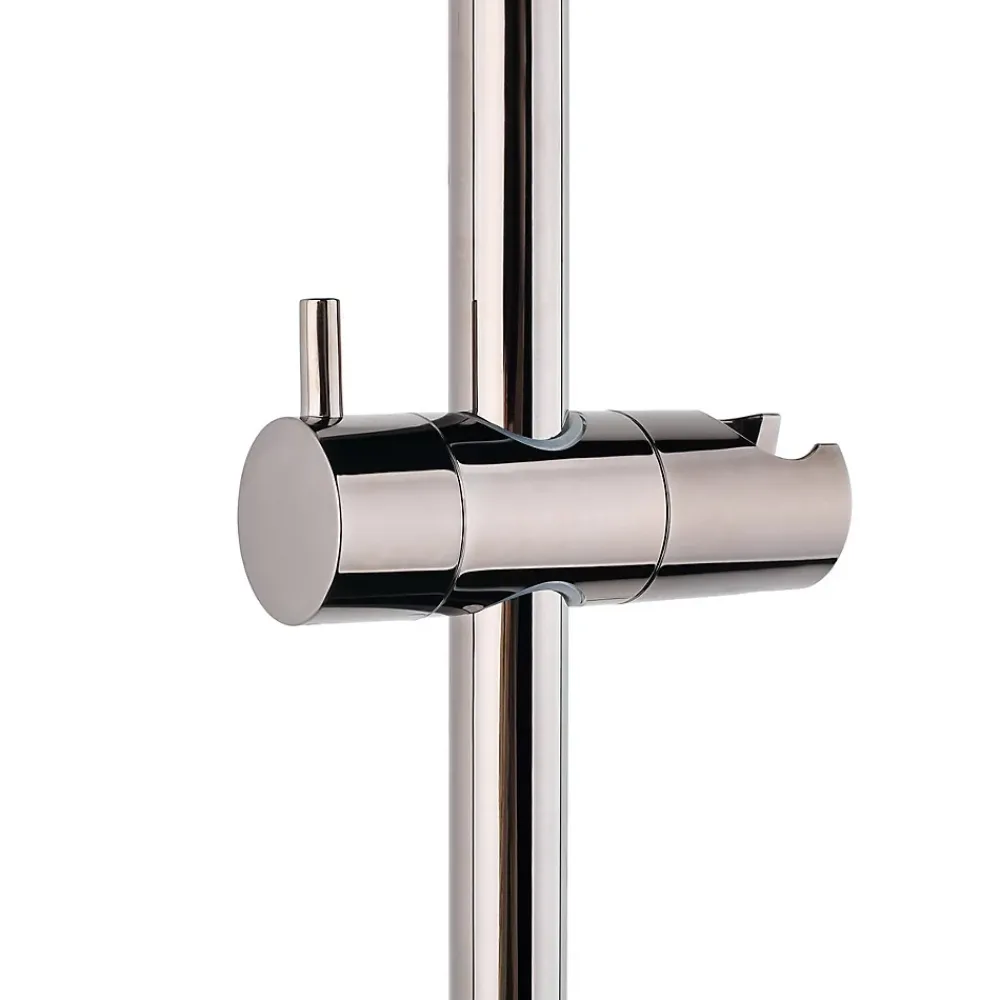 Swiss Aqua Technologies Colonne de douche, douchette stick Mitigeur thermostatique Barre réglable en hauteur, Gun métal SATDASSTK