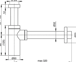 Lavabo|Swiss Aqua Technologies Ensemble lave-mains suspendu avec trou pour robinetterie 40.5x20.5 + Siphon (SATBRE4020SL-SET2)