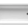 Baignoire Droite|Swiss Aqua Technologies Fusion 150 x 70 cm Baignoire gain de place en acrylique, sans pieds, blanc (SIKOVR150)