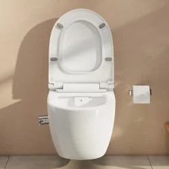 Swiss Aqua Technologies Infinitio WC sans bride avec fonction bidet thermostatique + Abattant softclose (SATINF011RREXPBFCT)