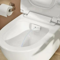 Swiss Aqua Technologies Infinitio WC sans bride avec fonction bidet thermostatique + Abattant softclose (SATINF011RREXPBFCT)