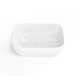 Swiss Aqua Technologies Infinitio Vasque à poser 45,5x32,5 cm, sans trop-plein, Blanc brillant (SATINF4532)