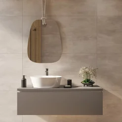 Swiss Aqua Technologies Miroir mural asymétrique sur corde 56x71cm, transparent (SATZLAN6071)
