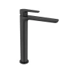 Swiss Aqua Technologies Mood mitigeur lavabo XL avec levier sans tirette, G3/8, Noir mat (SATBSMOOD285C)