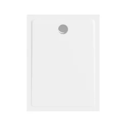 Receveur De Douche| Swiss Aqua Technologies Project by Siko Receveur de douche rectangulaire 120x80 cm marbre coulé, blanc (SATSVPRO12080)