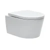 Wc Suspendu|Swiss Aqua Technologies WC suspendu sans bride et fixations invisibles + abattant frein de chute (SATBRE010RREXP)
