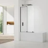 Swiss Aqua Technologies Walk-In Xmotion Pare baignoire 150x117,5 cm, noir (SATWIXMVZ150C)