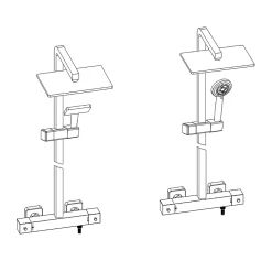 Bernstein Système de douche thermostatique 3011 Basic avec douchette à main - Sans tête (de douche), Sans tête (de douche)