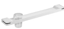 Pellet Tablette de lavabo porte verre ALUR - Coloris : Noir mat