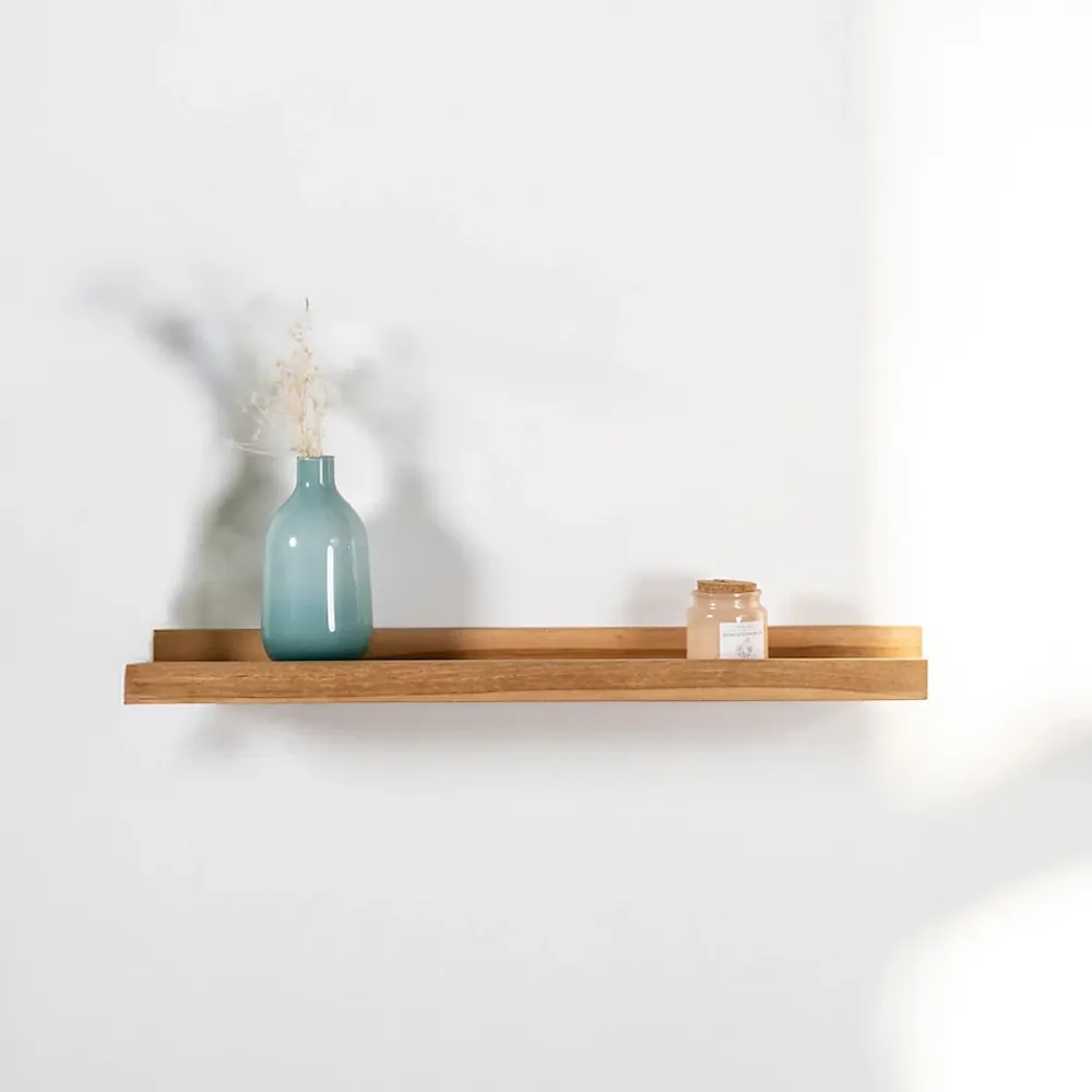 Etagère Salle De Bains|Wanda Collection Tablette étagère Helvine salle de bain en teck massif 60cm