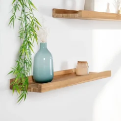 Etagère Salle De Bains|Wanda Collection Tablette étagère Helvine salle de bain en teck massif 60cm
