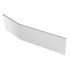 Jacob Delafon Tablier bain douche Bastille installation en niche blanc brillant