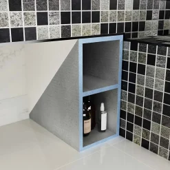 Tablier Et Habillage De Baignoire|U-tile Tablier de baignoire à carreler sans vérins - 177 x 60 cm