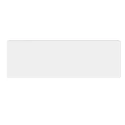 Tablier Et Habillage De Baignoire|GoodHome Tablier de baignoire asymétrique frontal 160x90 cm, blanc, Teesta