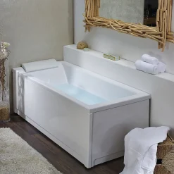 Tablier Et Habillage De Baignoire|Valentin Tablier de baignoire frontal pour baignoire droite 170 x 75 cm, blanc,