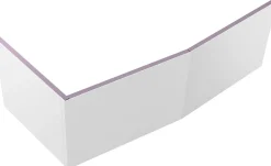 Jacob Delafon Tablier de baignoire frontal et latéral 160 cm blanc mat