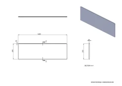 Tablier Et Habillage De Baignoire|Balneo Tablier de baignoire frontal blanc Panel 160 cm