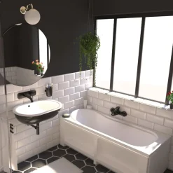 Valentin Tablier de baignoire frontal 170 cm pour baignoire Glyphe,