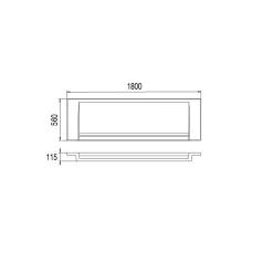 Valentin Tablier de baignoire frontal blanc pour baignoire droite L.180 x l.80 cm,