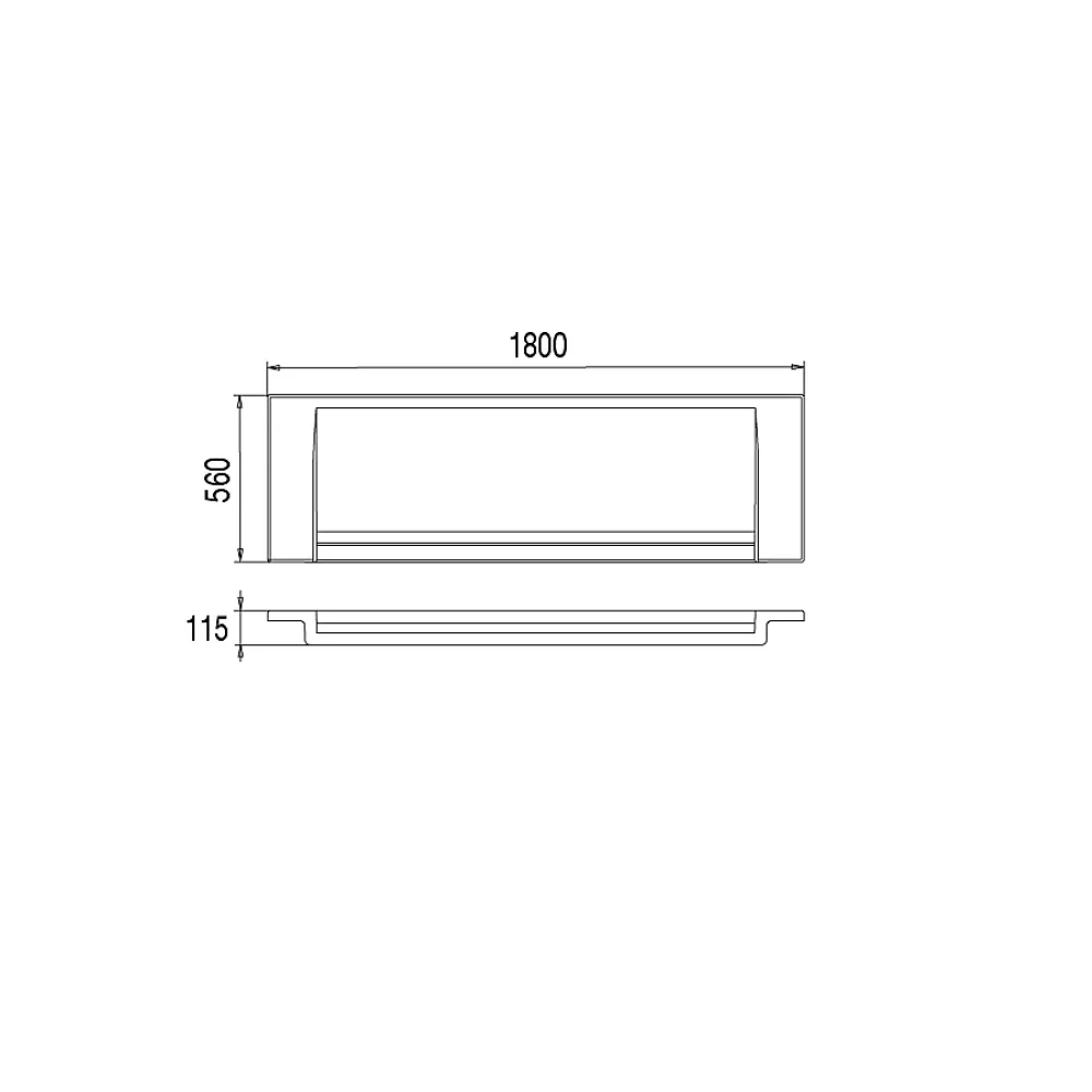 Valentin Tablier de baignoire frontal blanc pour baignoire droite L.180 x l.80 cm,