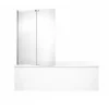 Jacob Delafon Tablier frontal baignoire rectangulaire + pare bain, blanc brillant Installation en niche