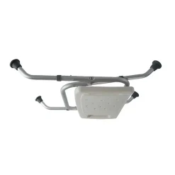 Siège De Douche|Identités Tabouret de douche - Chaise de douche, 812031 courbé pliant blanc, pliable pour le ranger et le transporter facilement