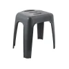 Spirella Tabouret grand siège de douche HOCKER Gris Max 130kg