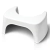 Wellcare Tabouret physiologique de toilette en plastique blanc