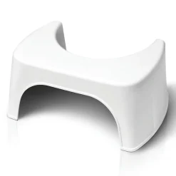 Wellcare Tabouret physiologique de toilette en plastique blanc